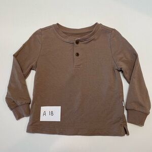Little Sleepies light cocoa Henley